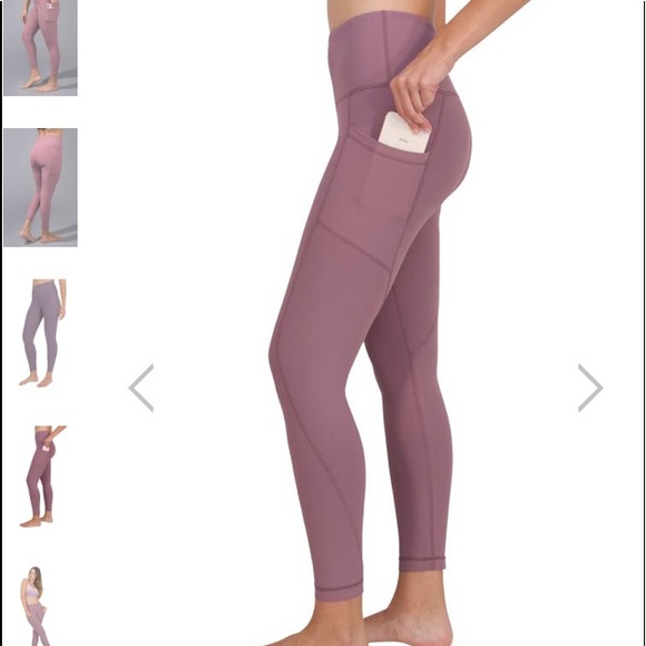 90 Degree By Reflex Pants - 90 Degree by Reflex polar flex pink legging large